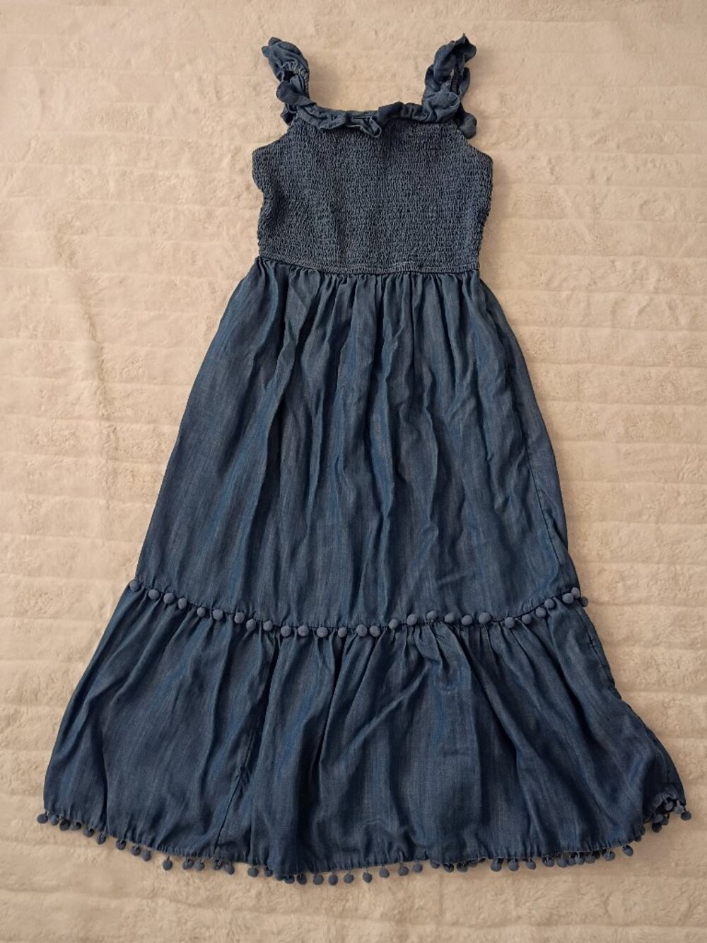 Crown & Ivy Smocked Midi Dress